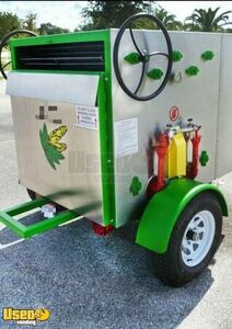 Highly Efficient Corn Roasting Trailer / Used Corn Roasting Machine