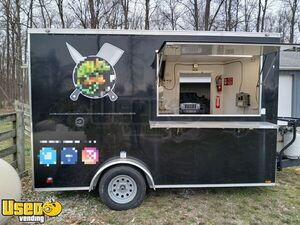 2022 7.5' x 12' Cargo Mate Kitchen Food Trailer with NSF Approved Equipment