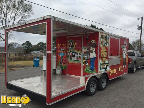 2019 Diamond Cargo 8.5' x 20' Kitchen Food Concession Trailer with Porch