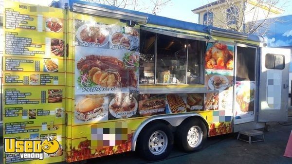 Fully Loaded Food Concession Trailer / Commercial-Grade Mobile Kitchen