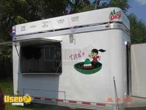 Alum- Line 7'6" x 14' Concession Trailer