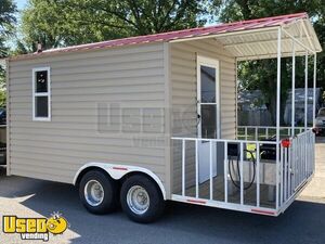 2010 8.5' x 15' Concession Trailer with Porch & New Interior