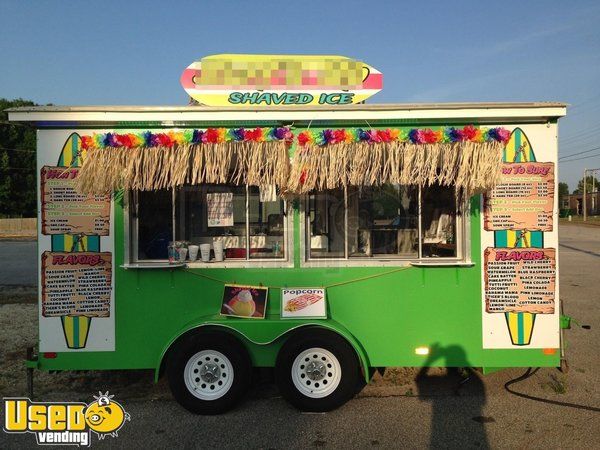 Turnkey Sno Pro Shaved Ice Concession Trailer Business