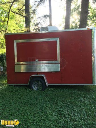 2015 COVWAG 6' x 12' Mobile Kitchen Unit / Used Street Food Concession Trailer