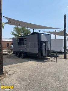 Like New 2021 Cargo Craft 7' x 16' Kitchen and Coffee Concession Trailer
