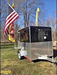 Compact 2017 6' x 8' Street Food Concession Trailer / Mobile Vending Unit