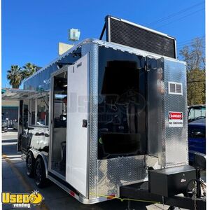 Like-New 2021 Wow Cargo 8' x 14' Lightly Used Kitchen Food Vending Trailer