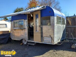 Vintage 1963 8' x 12' Canned Ham Coffee and Food Vending Trailer Conversion
