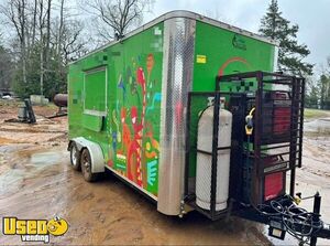 Well Equipped - 8.5' x 16' Cargo Craft Kitchen Food Concession Trailer