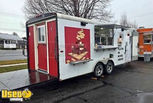 2025 Double Axle Food Kitchen Concession Trailer Mobile Vending Unit