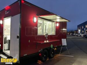 Like New - 2024 16' Kitchen Food Concession Trailer with Fire Suppression System