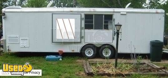 2005 - 28' x 8' Cargo Mate Qualifier Mobile Kitchen / Concession Trailer