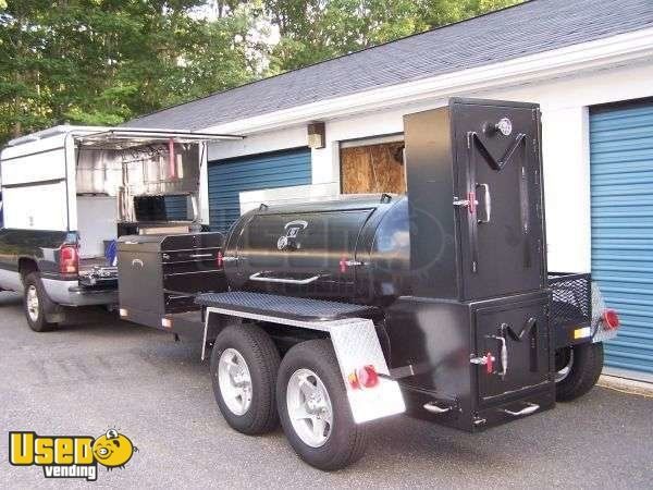 18' Meadow Creek BBQ Smoker Trailer