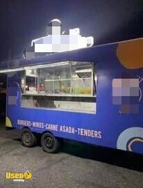 Very Lightly Used 2021 8' x 14' Mobile Kitchen Food Vending Concession Trailer