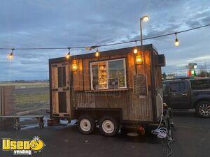 Rustic-Style Certified 7' x  15' Class 4 Kitchen Food Concession Trailer