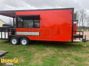 New - 2023 26' Barbecue Food Trailer with Porch | Food Concession Trailer