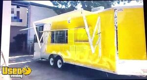 Never Used- 2020 Kitchen Food Concession Trailer with Porch & Bathroom +  HCD Insignia