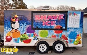 Ready To Roll - Shaved Ice Trailer Snowball Concession Unit