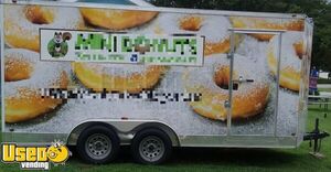 2018 7' x 16' Freedom Mini Donut Bakery /Coffee Concession Trailer w/ Pro Fire System