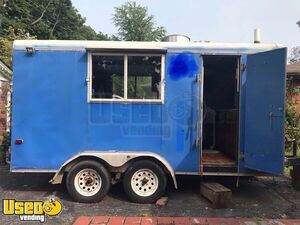 Used 2004 - 7' x 16' Food Concession Trailer with Pro Fire Suppression