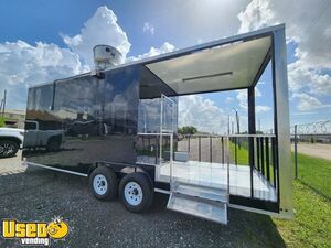 Brand New 2023 - 8.5' x 24' Kitchen Food Concession Trailer with 8' Porch