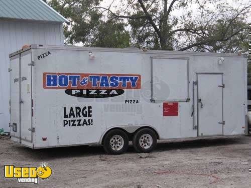 24' Haulmark Pizza Concession Trailer with Truck