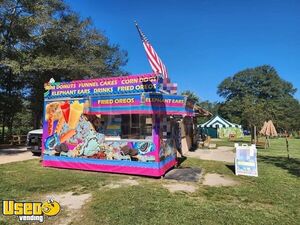 2004 16' Street Fair and Carnival Style Food Concession Trailer w/ Pro Fire System