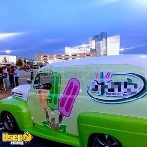 Custom Restored - Vintage 1948 Ford F1 Panel Ice Cream Panel Truck