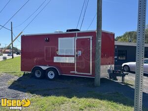 Like New - 2016 7' x 16' Kitchen Food Trailer | Food Concession  Trailer