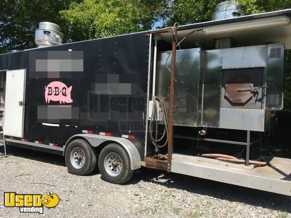 2011 - 7' x 35' BBQ Concession Trailer/Mobile Kitchen