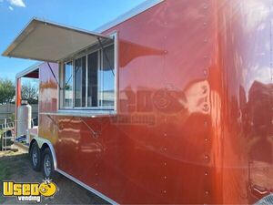 2021 - 8.5' x 22   Cargo Mate Food Concession Trailer | Mobile Kitchen Unit with 6.5   Porch