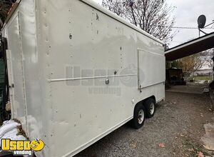 Well Equipped 8' x 16' Kitchen Food Concession Trailer with Pro Fire System