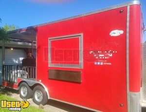 Well Equipped - 2019 8.5' x 18' Kitchen Food Concession Trailer with Porch