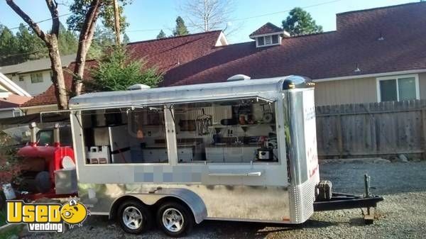 8' x 16' BBQ Concession Trailer