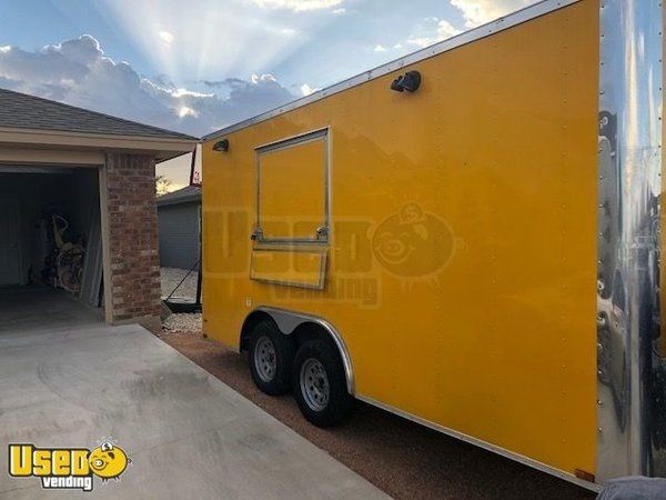 8.5' x 16' Food Concession Trailer