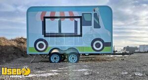 NEW - 2025 7' x 13.5'  Basic Concession Trailer / DIY Food or Beverage Trailer