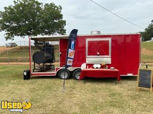 2018 8.5' x 20' Diamond Cargo Barbecue Food Concession Trailer with Porch