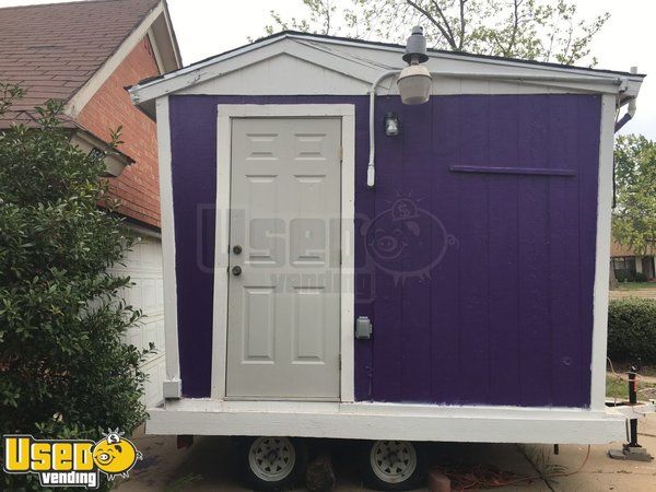 6' x 8' Shaved Ice Concession Trailer