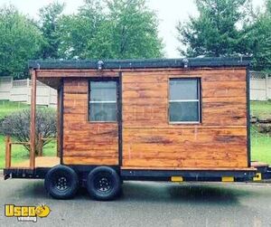 2020 - 7' x 20' Basic Concession Vending Trailer with Porch
