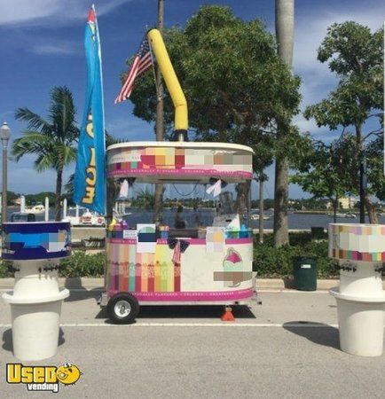 2015 - 5' x 8' SNOWIE Shaved Ice Concession Trailer