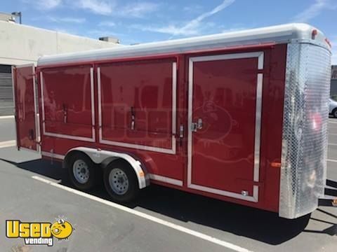 2018 - 7' x 16' Food Concession Trailer / Used Mobile Kitchen