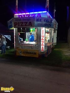 Pizza Concession Trailer with 2005 GMC Box Truck w/ 2 Bunks & Shower