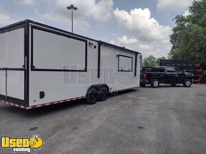 2023 - 8.5' x 20' WOW Barbecue Food Concession Trailer with Pro-Fire