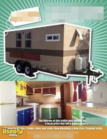 8' x 16' Food Concession Trailer