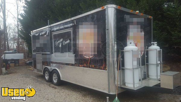 2015 - 8.5' x 20' BBQ Concession Trailer