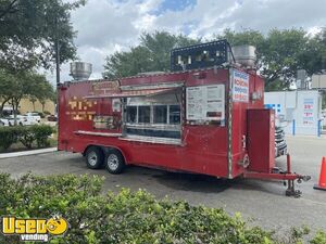 2015  - 7.2' x 20' Barbecue Pit Concession Trailer / Mobile Kitchen