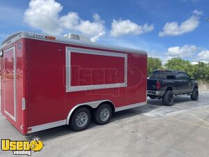 Lightly Used 2020 - 8.5' x 16' Wagon HD-Wells Cargo Kitchen Concession Trailer