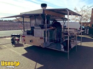 10' Custom Brick Oven Pizza Trailer With Truck to Tow Permitted Mobile Food Unit