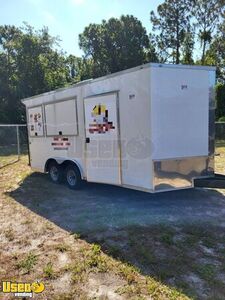 Like-New - 2023 8' x 16' Kitchen Food Concession Trailer with Pro-Fire Suppression