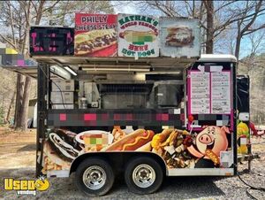 Wells Cargo 8' x 14' Kitchen Food Concession Trailer with Pro Fire System